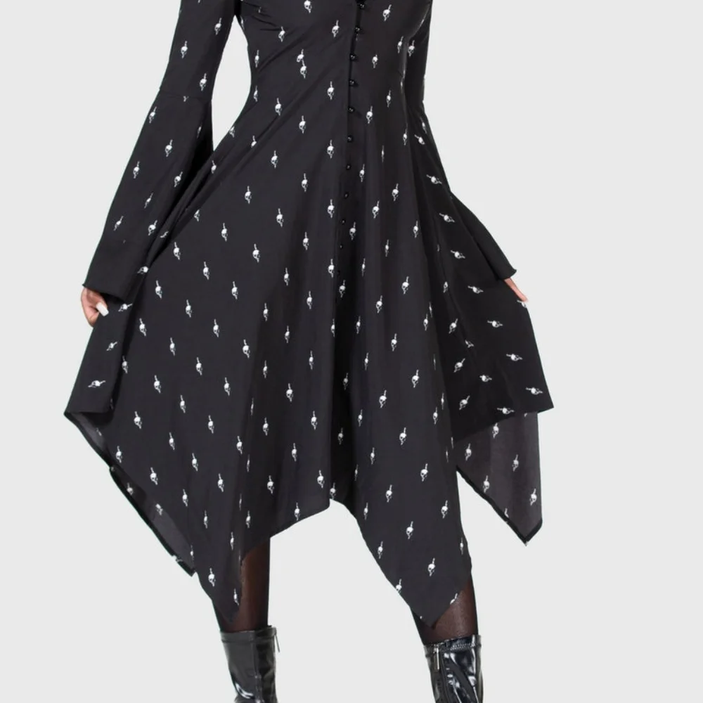 Killstar x Wednesday Bury Hatchets Midi Dress - Picture 5 of 5